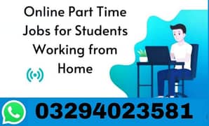Online job for Male And Female Staff Home base/Office Base/Part Time