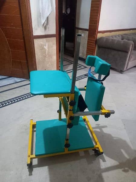 movable and full adjustable stand and walker for special child 1