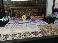 Bed , king size bed , dressing table