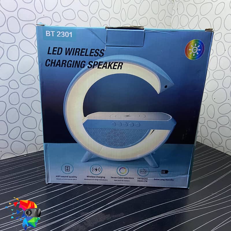 LED Wireless Charging Speaker (BT 2301) 5