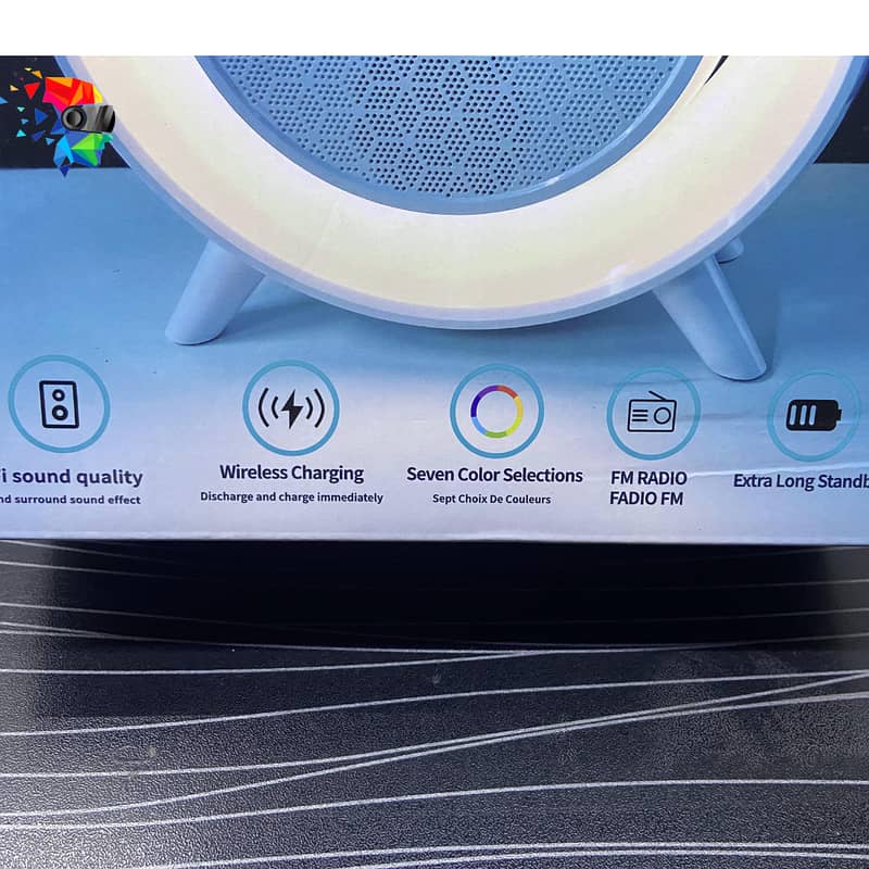 LED Wireless Charging Speaker (BT 2301) 6