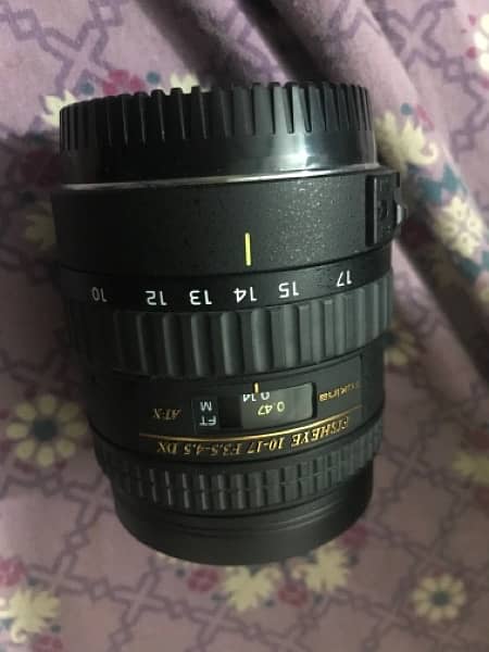 Tokina 10-17mm f/3.5-4.5 AT-X 107 AF DX Fisheye canon mount 0