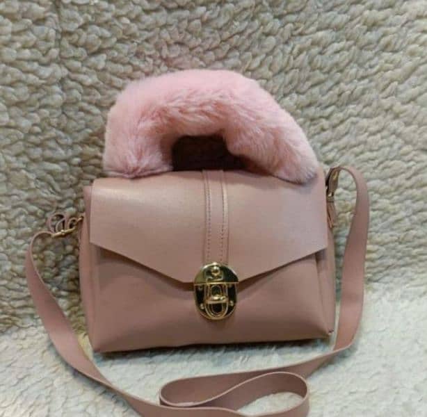 Bagsster Fur Handbag for girls crossbody & Shoulder bag for women 1