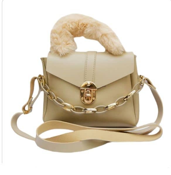 Bagsster Fur Handbag for girls crossbody & Shoulder bag for women 2