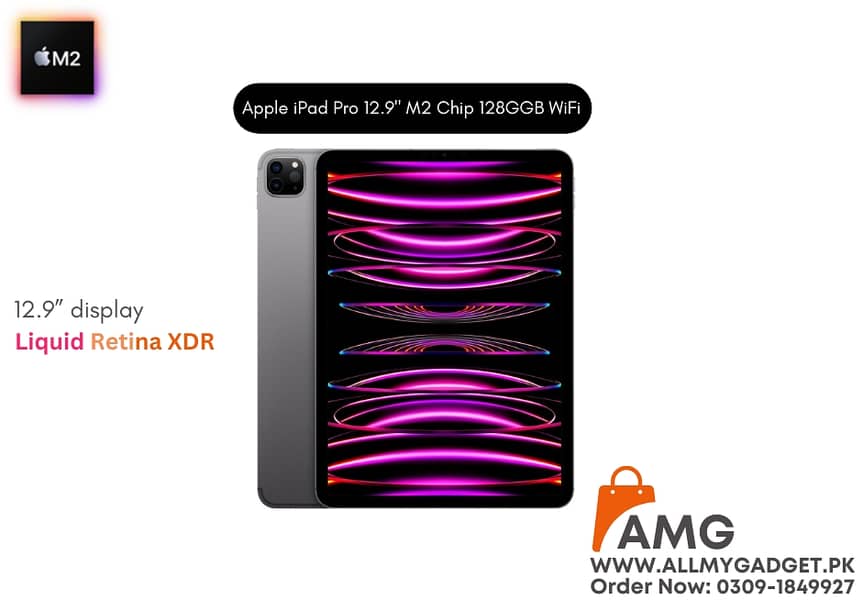 Best Price - Apple iPad Pro 12.9" M2 Chip 256GB WiFi -Non Active 3