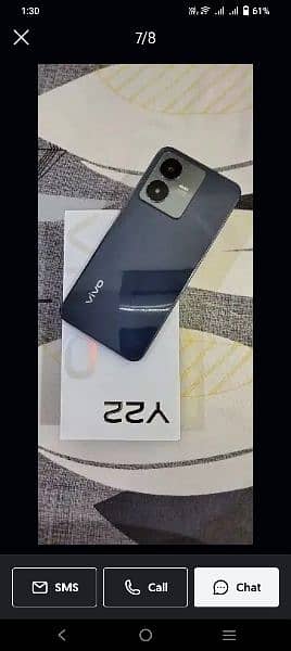 Vivo y22 10 by10 PTA official aprv box charge sath 3
