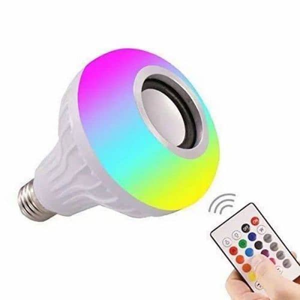 COLORFUL OUTDOOR RGB BULB WITH BUILT IN SPEAKER AND REMOTE 1