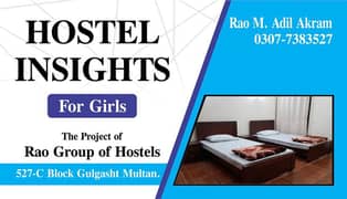 Girls hostel in Gulgasht multan