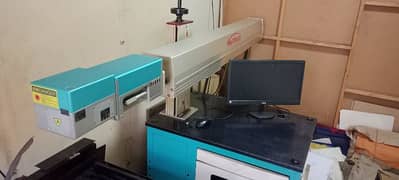 CO2 GALVO laser marking and cutting machine