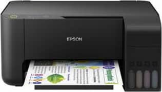 Epson L3110all in one printer just black  result problem color ok