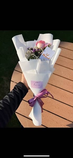 Imported Single Rose bouquet for gift 2