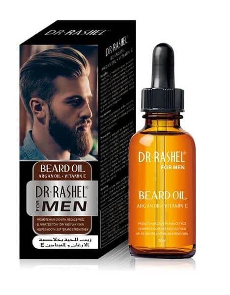 Beard Oil With Argan Oil + Vitamin E For Men 50ml 1