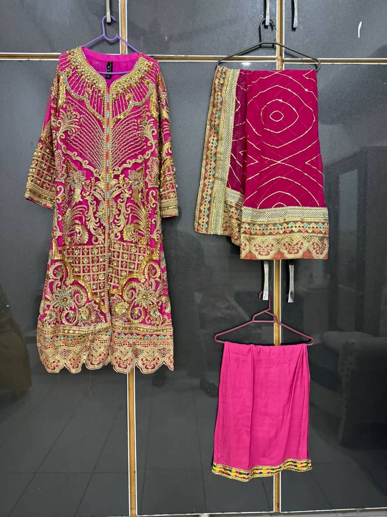 Bridal Mehndi Dress |Yellow Maxi | Formal Dresses | Marym & Maria 5
