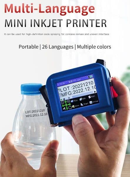 Handheld Inkjet Printers, Price Mfg CIJ Printers, Consumables Conveyor 3