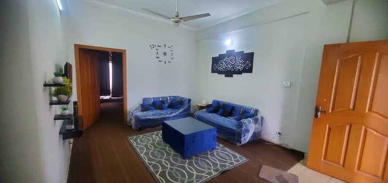 Furnished One Bed Flat For Rent in phase 7 2