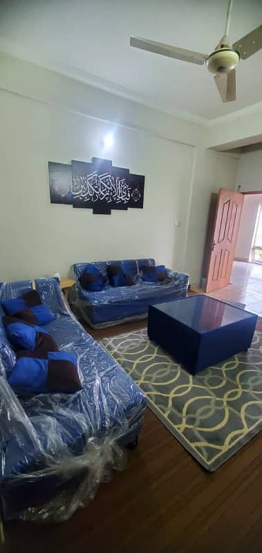 Furnished One Bed Flat For Rent in phase 7 9