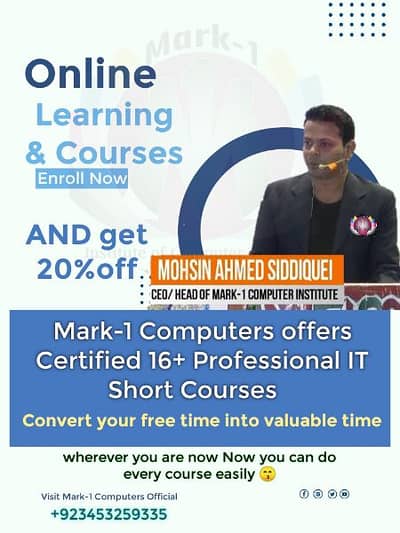 Online/Physical Classes Computer Short Courses