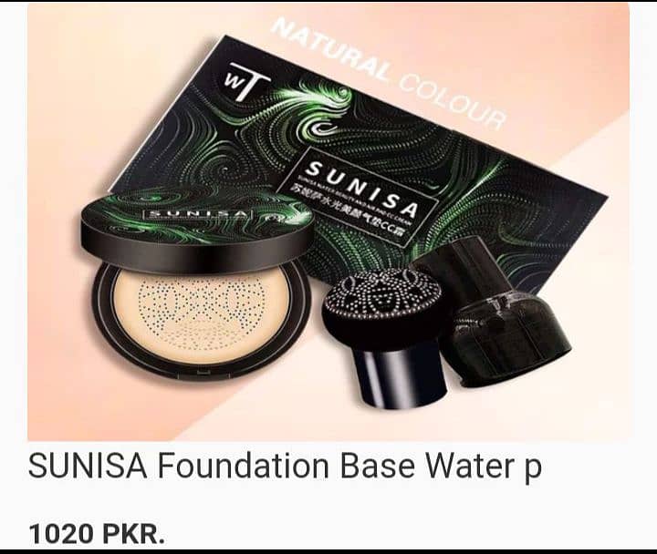 SUNISA Foundation Base Water proof Mushroom Head Air Cushion 0