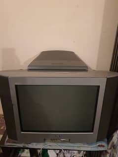 sony tv 21 inch . with woofer. original