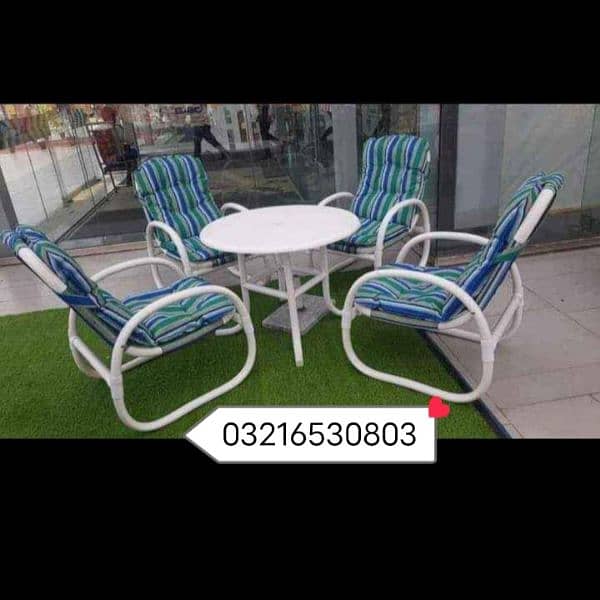 outdoor garden furniture Rattan Furniture uPVC chair park benches 5