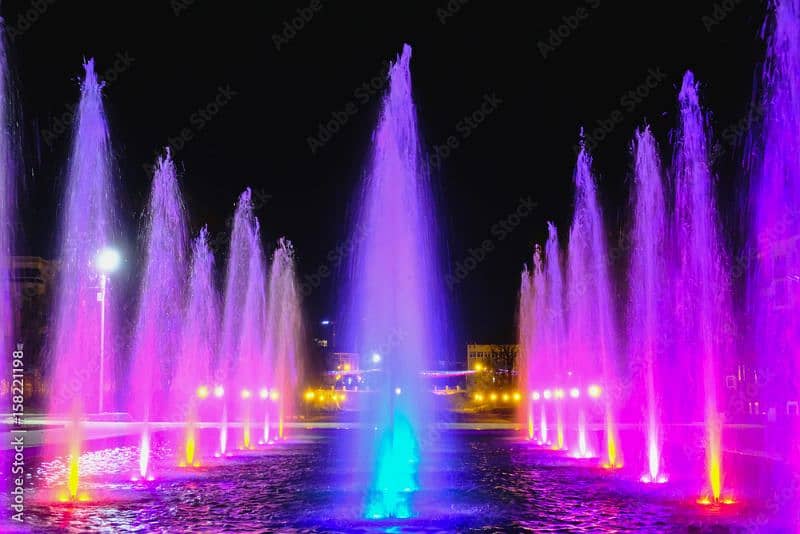 Dancing Fountain/Led Light/Submersible pump/waterfall, Sprinkler ,Drip 1