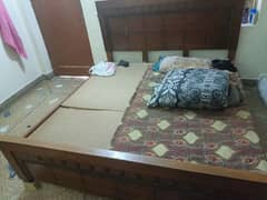 King Size Bed For urgent sale (palayi) material 0