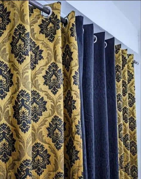 3 PAC Leathers printed curtain 0