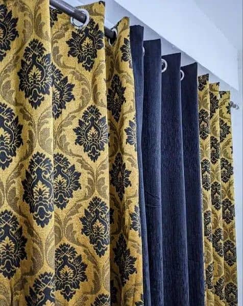 3 PAC Leathers printed curtain 1