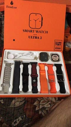 Ultra watch with 7 straps