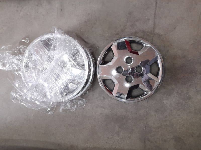 Diahatsu Mira Steel Rims with wheelcaps 3