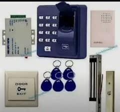 fingerprint security electric magnetic door lock access control system