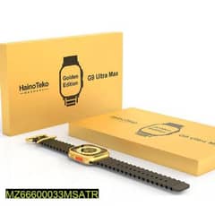 HK 9 ultra smartwatch Golden strape