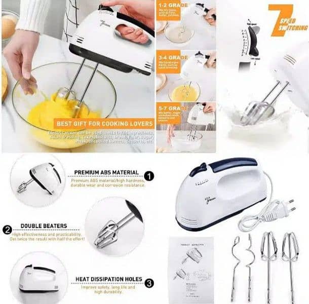 Shop House Office Home Kitchen Juicer mixer Blender Bottle hand Beater 1