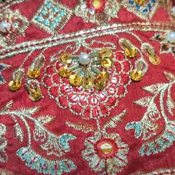 MNR Bridal Lehnga Gharara | Barat Dress | Wedding Dress Unstitched 7