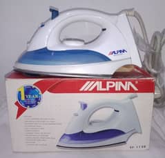 Alpina Steam Iron. Contact WhatsApp No 03484558523