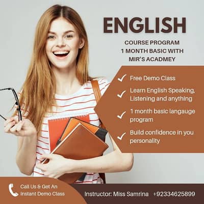 English Language Course ( 1 month basic )