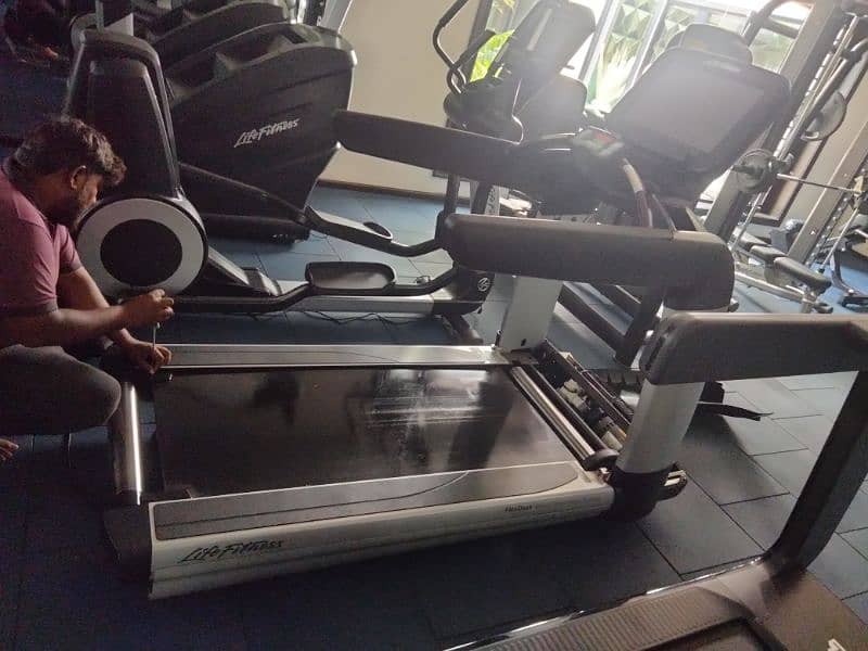 Treadmill repairing/Treadmill service) Treadmill belt replacement 3