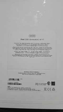 Apple Ipad 10th Gen 64 GB wifi Brand new 0