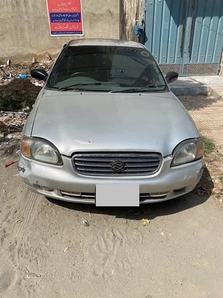 suzuki baleno 2003 silky silver 0