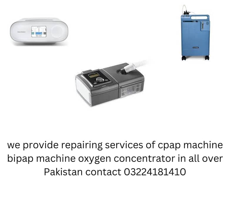 Repairing services of cpap machine bipap machine oxygen concentrator 0