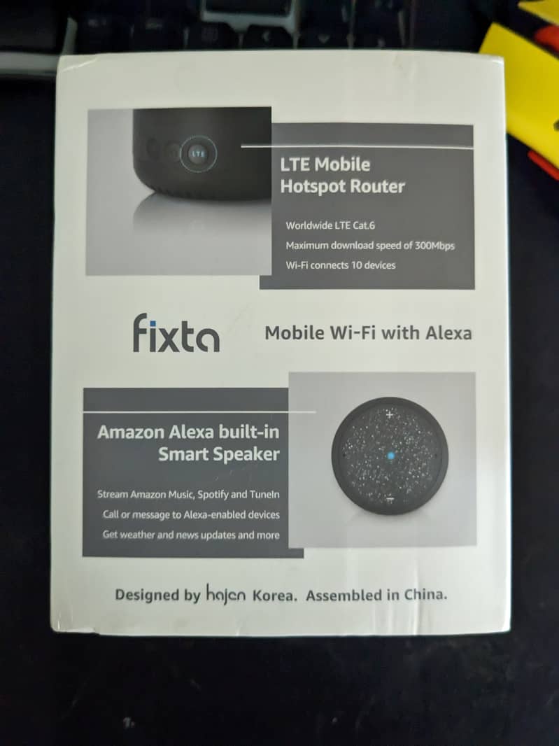 Fixta LTE Hotspot & Bluetooth Speaker 3