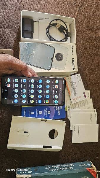 nokia G20 new phone box and all accessories 4gb 128gb 1