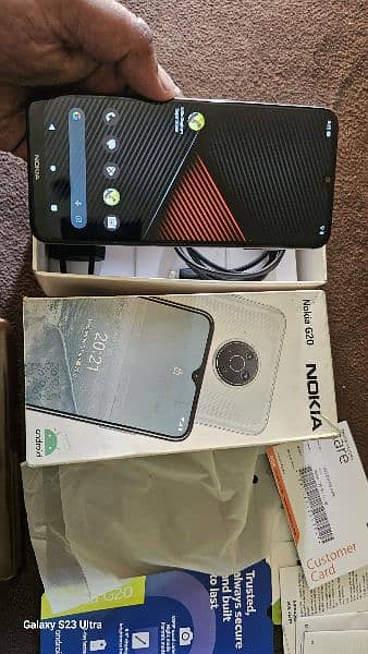 nokia G20 new phone box and all accessories 4gb 128gb 3