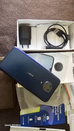 nokia G20 new phone box and all accessories 4gb 128gb