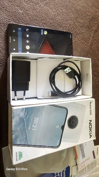 nokia G20 new phone box and all accessories 4gb 128gb 4