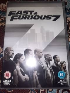 fast and furious 7 DVD video original