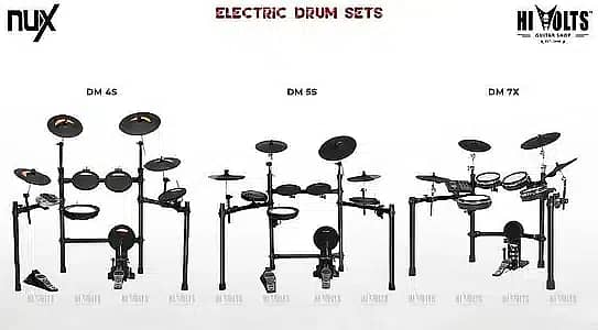 Biggest Variety of Electronic and Acoustic Drums available at Hi Volts 8