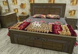 king Bed queen bed coution bed modern modern bed wood bed solid bed 0