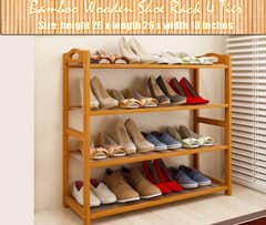 Wooden Bamboo Shoe Rack/Shoes Organizer/Wooden Rack