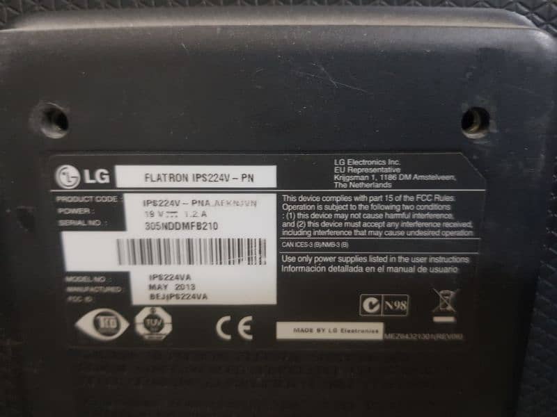 LG FLATRON IPS224, 22 inch IPS LED MONITOR, Full HD 7